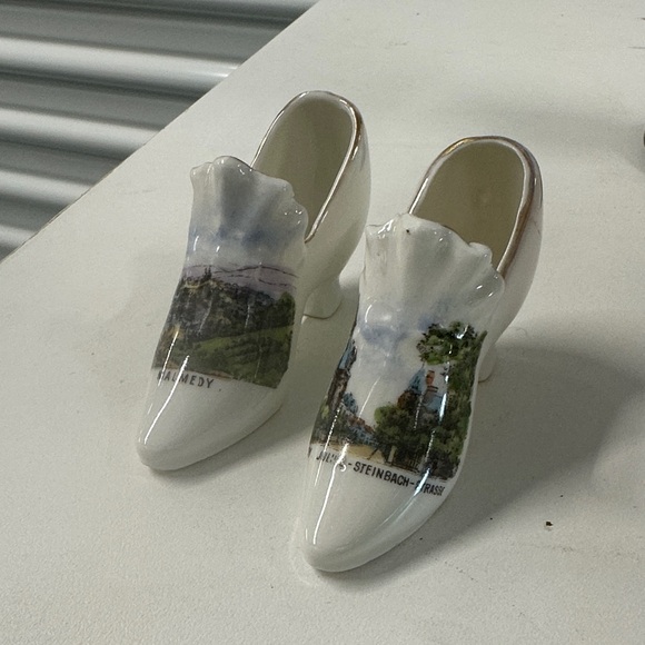 Other - Decorative Ceramic Shoe Figurines